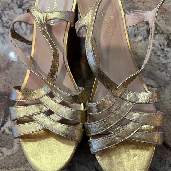 Kate Spade Golden Sandal 8M - Picture 7 of 7